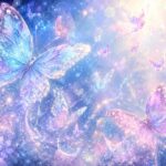 幻想的な蝶々【フリー画像素材】