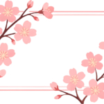 桜フレーム【フリー素材画像】